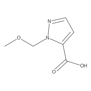 1-(Methoxymethyl)-1H-pyrazole-5-carboxylic acid结构式