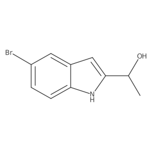 (1R)-1-(5-bromo-1H-indol-2-yl)ethan-1-ol Structure