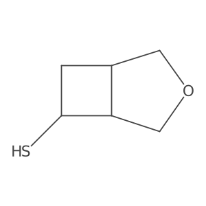 rac-(1R,5S)-3-oxabicyclo[3.2.0]heptane-6-thiol Structure