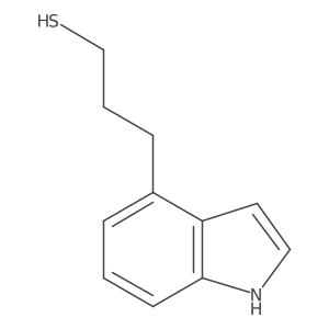 3-(1H-indol-4-yl)propane-1-thiol Structure