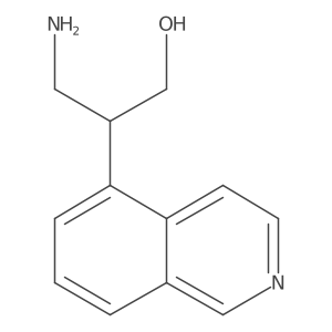 3-Amino-2-(isoquinolin-5-yl)propan-1-ol Structure