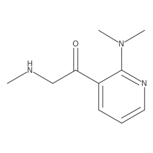 1-[2-(Dimethylamino)pyridin-3-yl]-2-(methylamino)ethan-1-one Structure
