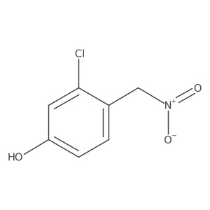 3-Chloro-4-(nitromethyl)phenol结构式