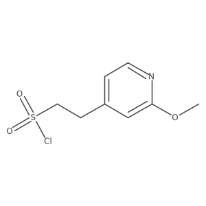 2-(2-Methoxypyridin-4-yl)ethane-1-sulfonyl chloride Structure