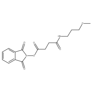 1,3-dioxo-2,3-dihydro-1H-isoindol-2-yl 3-[(3-methoxypropyl)carbamoyl]propanoate Structure