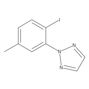 2-(2-iodo-5-methylphenyl)-2H-1,2,3-triazole Structure
