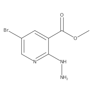 Methyl 5-bromo-2-hydrazinylnicotinate Structure