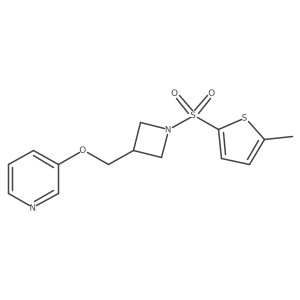 3-({1-[(5-Methylthiophen-2-yl)sulfonyl]azetidin-3-yl}methoxy)pyridine Structure