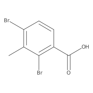 2,4-Dibromo-3-methylbenzoic acid Structure