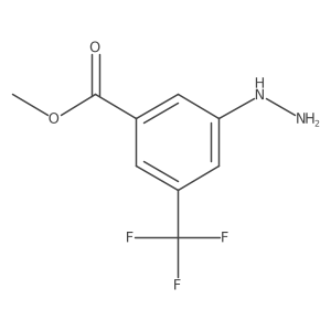 Methyl 3-hydrazinyl-5-(trifluoromethyl)benzoate结构式