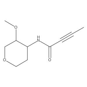 N-(3-Methoxyoxan-4-yl)but-2-ynamide Structure