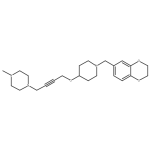 1-[4-({1-[(2,3-Dihydro-1,4-benzodioxin-6-yl)methyl]piperidin-4-yl}oxy)but-2-yn-1-yl]-4-methylpiperazine Structure