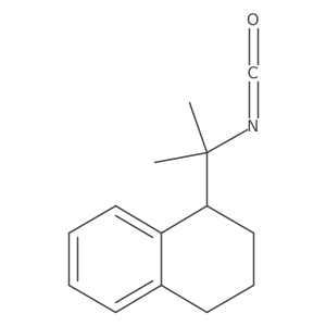 1-(2-Isocyanatopropan-2-yl)-1,2,3,4-tetrahydronaphthalene Structure
