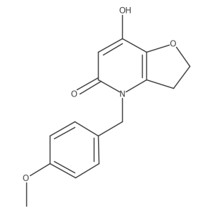 7-hydroxy-4-(4-methoxybenzyl)-2,3-dihydrofuro[3,2-b]pyridin-5(4H)-one Structure