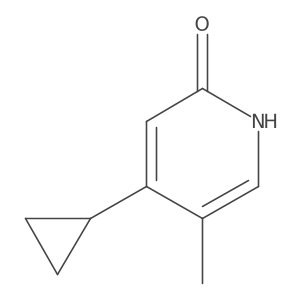 4-Cyclopropyl-5-methylpyridin-2(1H)-one Structure