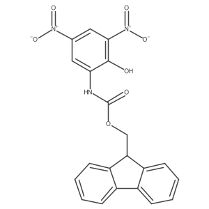 (9H-fluoren-9-yl)methyl N-(2-hydroxy-3,5-dinitrophenyl)carbamate Structure