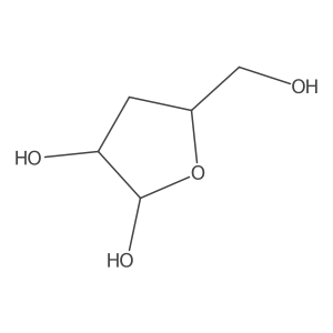 3-Deoxy-I(2)-D-erythro-pentofuranose结构式