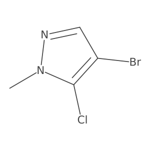 4-Bromo-5-chloro-1-(methyl-D3)-1H-pyrazole结构式