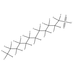 Perfluorododecanesulfonate结构式