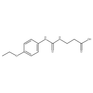 3-[(4-Ethoxyphenyl)carbamoylamino]propanoic acid结构式
