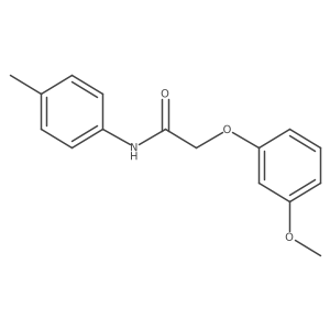 2-(3-methoxyphenoxy)-N-(4-methylphenyl)acetamide Structure