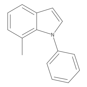 7-Methyl-1-phenyl-1H-indole结构式