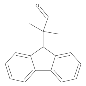 2-(9H-fluoren-9-yl)-2-methylpropanal结构式