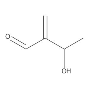 3-Hydroxy-2-methylidenebutanal Structure