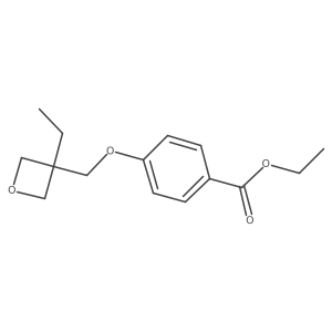 Ethyl 4-((3-ethyloxetan-3-yl)methoxy)benzoate结构式