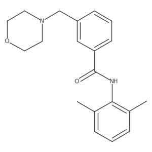 Benzamide, N-(2,6-dimethylphenyl)-3-(4-morpholin Structure