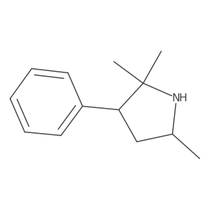 2,2,5-Trimethyl-3-phenylpyrrolidine Structure