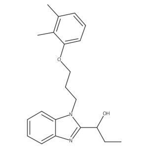 1-{1-[3-(2,3-dimethylphenoxy)propyl]-1H-benzimidazol-2-yl}propan-1-ol Structure