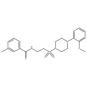 N-(2-{[4-(2-methoxyphenyl)piperazin-1-yl]sulfonyl}ethyl)-3-methylbenzamide Structure