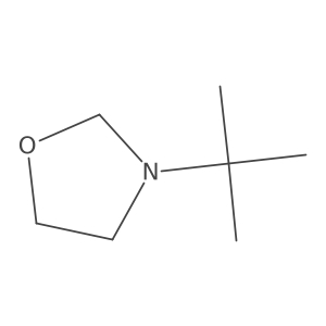 3-(1,1-Dimethylethyl)oxazolidine Structure