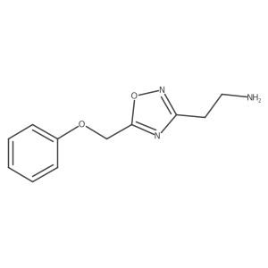 2-(5-(Phenoxymethyl)-1,2,4-oxadiazol-3-yl)ethan-1-amine Structure