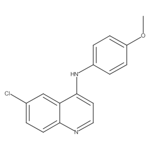 6-chloro-N-(4-methoxyphenyl)quinolin-4-amine Structure