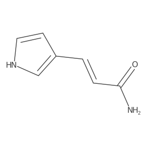 (2e)-3-(1h-Pyrrol-3-yl)-2-propenamide Structure