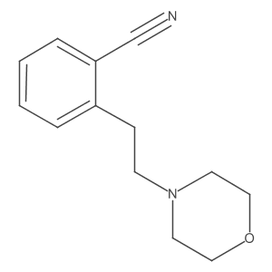 2-[2-(4-Morpholinyl)ethyl]benzonitrile Structure
