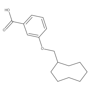 3-(Cyclooctylmethoxy)benzoic acid Structure