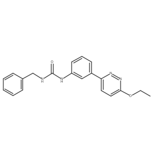1-Benzyl-3-[3-(6-ethoxypyridazin-3-yl)phenyl]urea结构式
