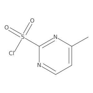 4-methylpyrimidine-2-sulfonyl Chloride Structure