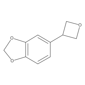 5-(Oxetan-3-YL)benzo[D][1,3]dioxole结构式
