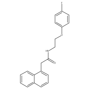 N-(2-(4-fluorophenoxy)ethyl)-2-(naphthalen-1-yl)acetamide Structure
