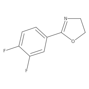 2-(3,4-Difluorophenyl)-4,5-dihydrooxazole结构式