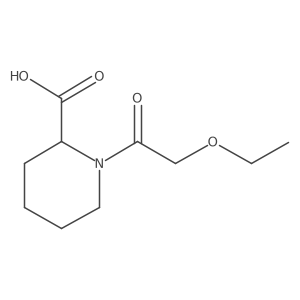 1-(2-Ethoxyacetyl)piperidine-2-carboxylic acid Structure