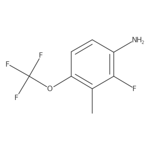 2-Fluoro-3-methyl-4-(trifluoromethoxy)aniline Structure