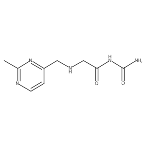 N-(Aminocarbonyl)-2-[[(2-methyl-4-pyrimidinyl)methyl]amino]acetamide Structure