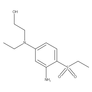 2-[3-Amino(ethyl)-4-(ethylsulfonyl)anilino]-1-ethanol结构式