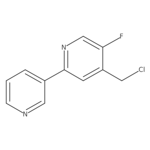 4-(Chloromethyl)-5-fluoro-2,3'-bipyridine Structure