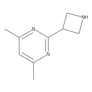 2-(Azetidin-3-yl)-4,6-dimethylpyrimidine Structure